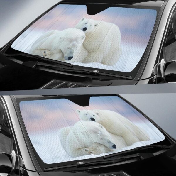 Polar Bear Car Auto Sunshade