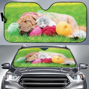 Puppy Kitten Car Auto Sunshade