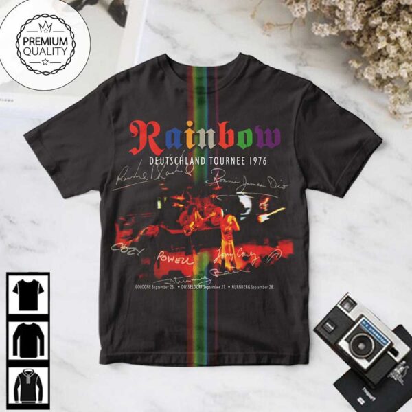 Rainbow Deutschland Tournee 1976 Album AOP T-Shirt