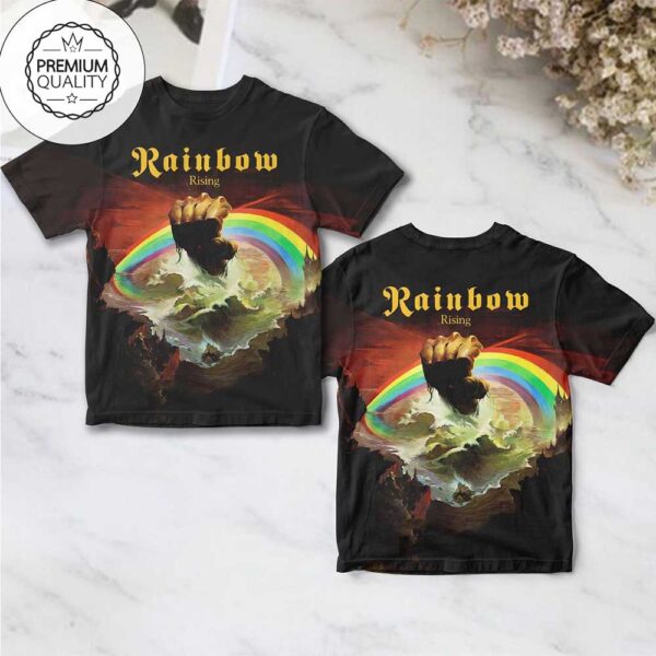 Rainbow Rising Album AOP T-Shirt