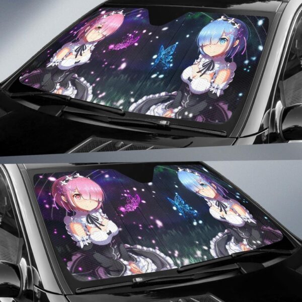 Ram And Rem Car Sunshade