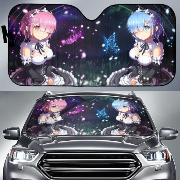 Ram And Rem Car Sunshade