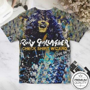 Rory Gallagher Check For Fan Shirt Wizard Live In 77 Album Cover Shirt 0 21.95 1