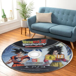 Round Carpet Dragon Ball Z Budokai HD Collection 2012 Disc Round Rug Carpet