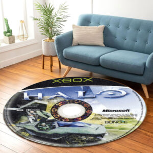 Round Carpet Halo Combat Evolved 2001 Disc Round Rug Carpet