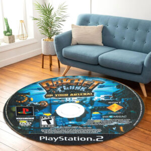 Round Carpet Ratchet Clank Up Your Arsenal Disc Round Rug Carpet