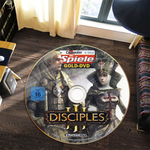 Disciples III Renaissance Disc Round Rug Carpet