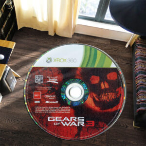 Gears of War 3 Round Rug Carpet