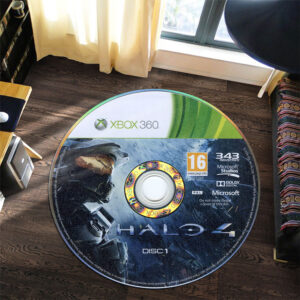 Halo 4 Game Disc 1 Round Rug Carpet
