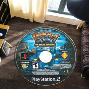 Round Rug Carpet Ratchet Clank Up Your Arsenal Disc Round Rug Carpet