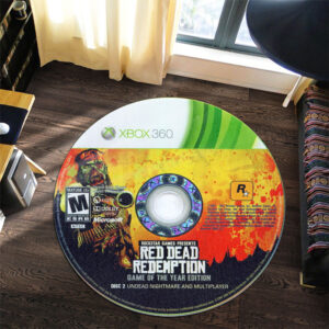 Round Rug Carpet Red Dead Redemption Game of the Year Edition Round Rug Carpet