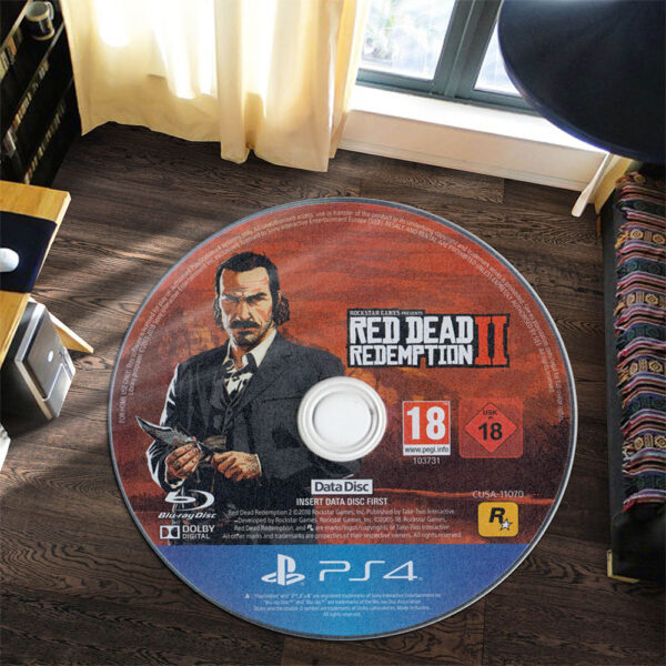 Red Dead Redemption II Disc Round Rug Carpet