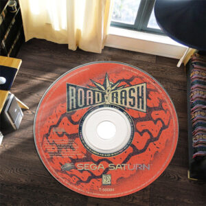 Round Rug Carpet Road Rash Sega Saturn Disc Round Rug Carpet
