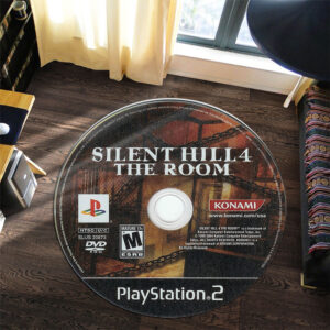 Round Rug Carpet Silent Hill 4 PlayStation 2 Disc Round Rug Carpet