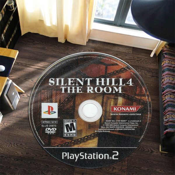 Silent Hill 4 PlayStation 2 Disc Round Rug Carpet
