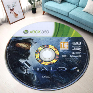 Round Rug Halo 4 Game Disc 1 Round Rug Carpet
