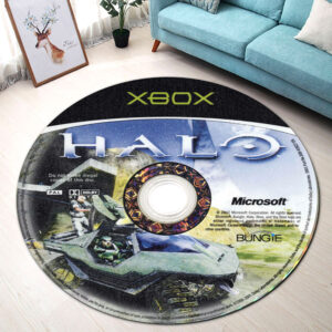 Round Rug Halo Combat Evolved 2001 Disc Round Rug Carpet