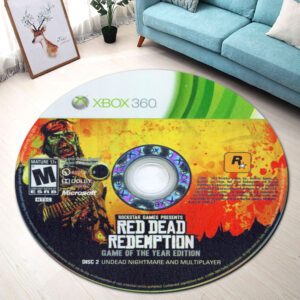 Round Rug Red Dead Redemption Game of the Year Edition Round Rug Carpet