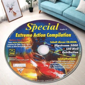 Round Rug Special Extreme Action Compilation Slipstream 5000 Disc Round Rug Carpet