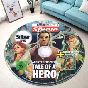 Round Rug Tale of a Hero 2008 Disc Round Rug Carpet