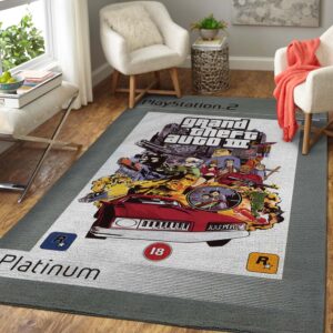 Grand Theft Auto III Rug Carpet