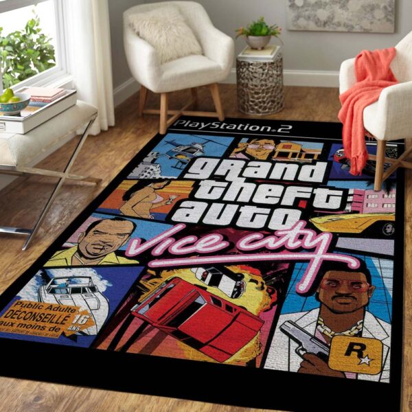 Grand Theft Auto Vice City Rug Carpet