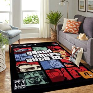 Rug Carpet 2 Grand Theft Auto III Playstation 2 Rug Carpet