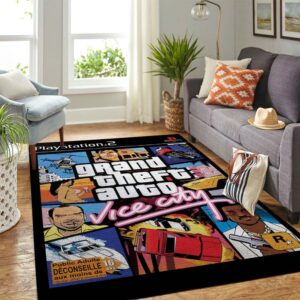 Grand Theft Auto Vice City Rug Carpet