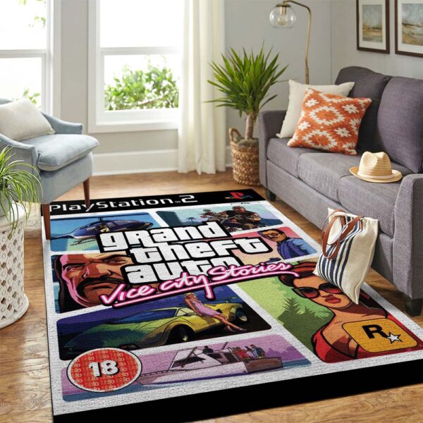 Grand Theft Auto Vice City Stories Rug Carpet