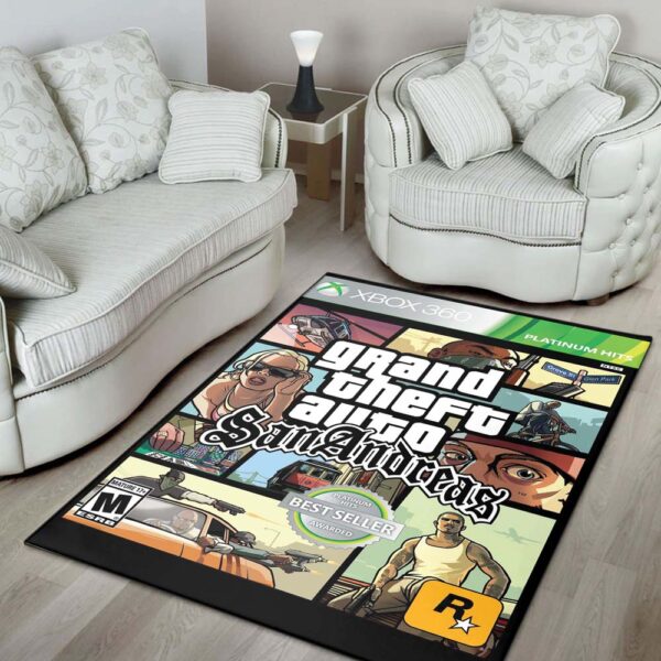 Grand Theft Auto San Andreas Rug Carpet