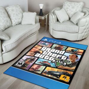 Rug Carpet 4 Grand Theft Auto V Five PS4 Rug Carpet