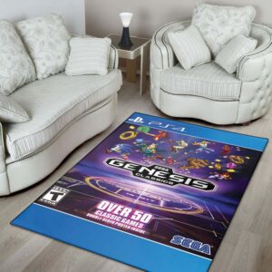 Rug Carpet 4 SEGA Genesis Classics PS4 Rug Carpet