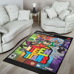 Rug Carpet 4 Teen Titans Play Station 2 Rug Carpet