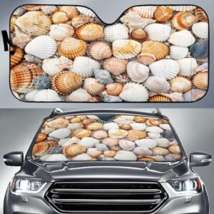 Sea Shells Car Auto Sunshade