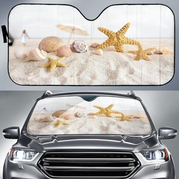 Sea Shells Car Sunshade