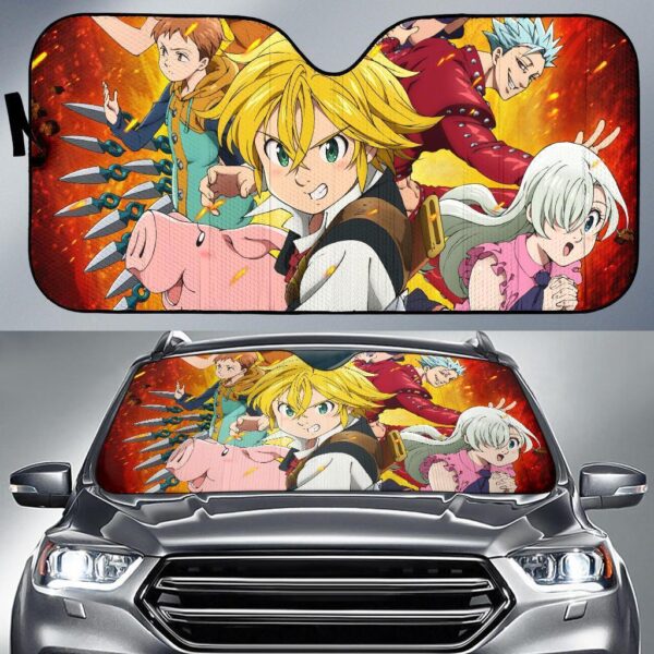 Seven Deadly Sins Car Auto Sunshade