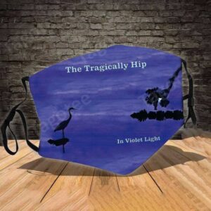 The Tragically Hip In Violet Light Album Face Mask