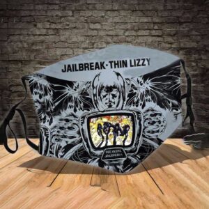 Thin Lizzy Jailbreak Album Face Mask