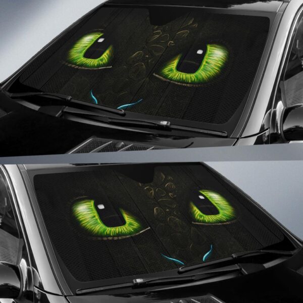 Toothless Eyes Car Auto Sunshade
