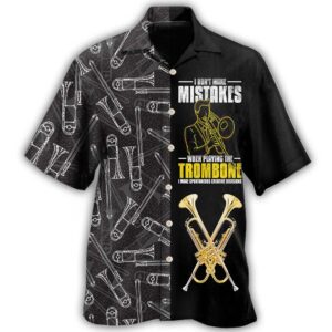 Trombone music lover Hawaiian Shirt, Beach Shorts