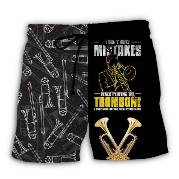 Trombone music lover Hawaiian Shirt, Beach Shorts