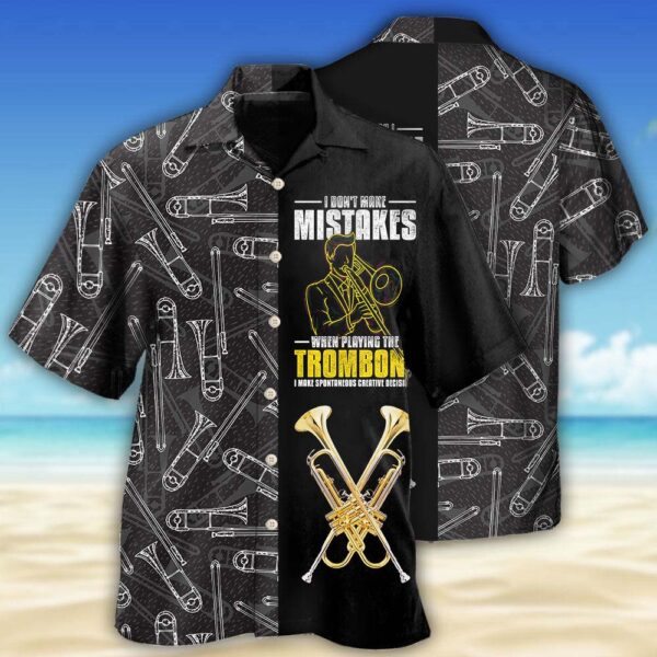 Trombone music lover Hawaiian Shirt, Beach Shorts