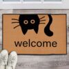 Welcome Cat Lovers Weirdos Doormat