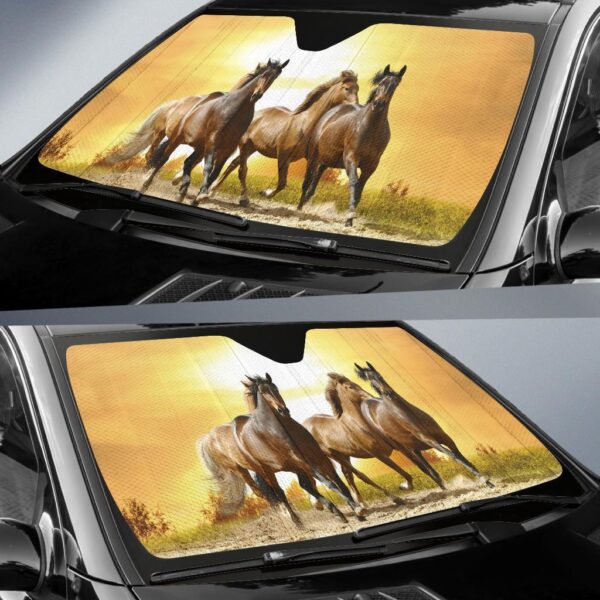 Wild Horse Car Auto Sunshade