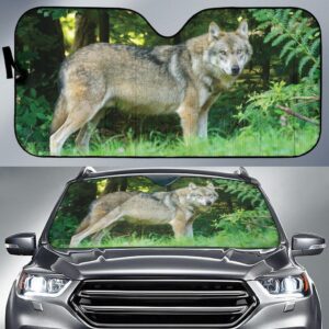 Wild Wolf Car Auto Sunshade