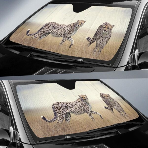 Wildlife Cheetah Car Auto Sunshade