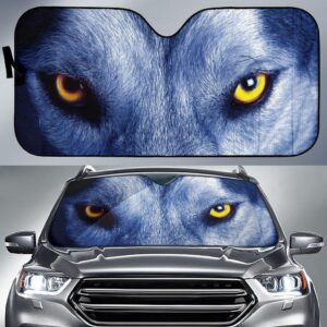 Wolf Eyes Car Auto Sunshade