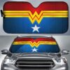 Wonder Woman 4K Logo Car Auto Sunshade