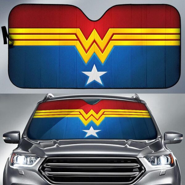 Wonder Woman Logo Car Auto Sunshade