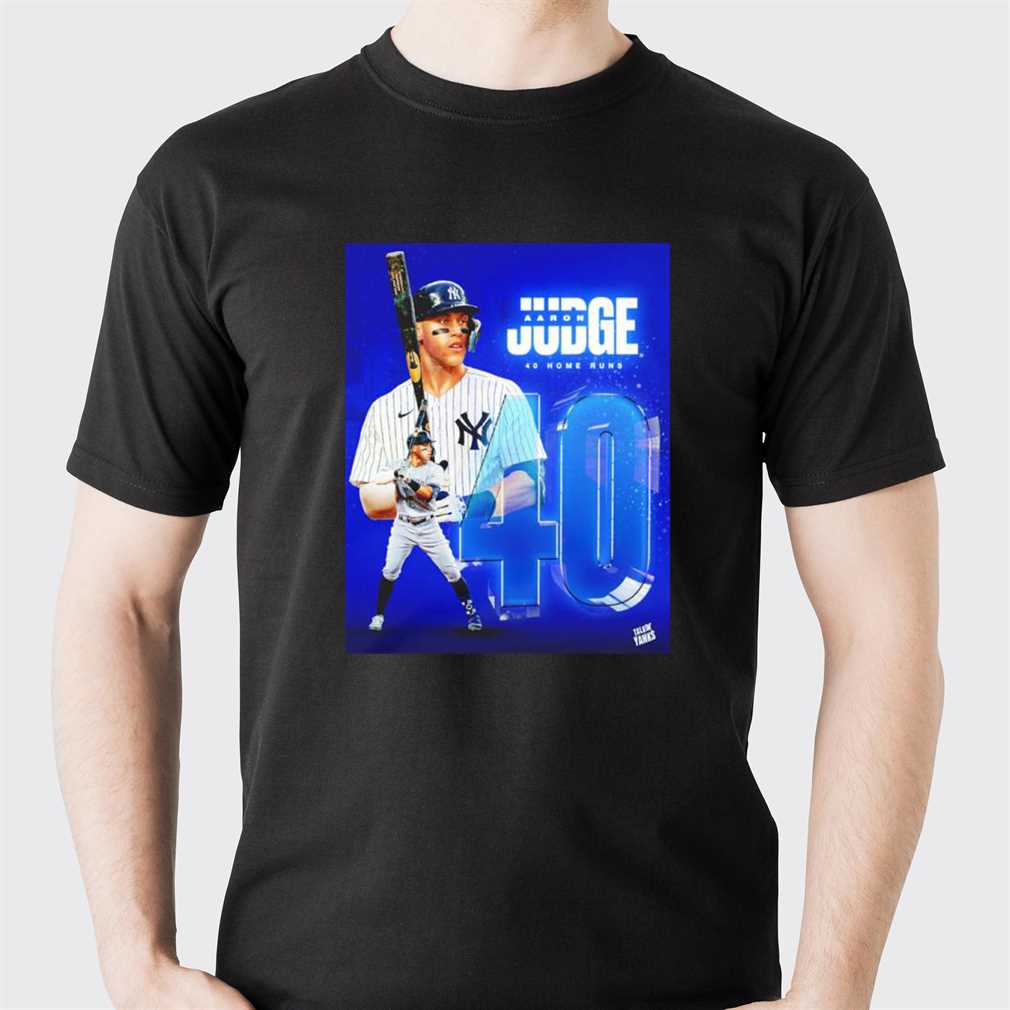 Aaron Judge New York Yankees 40hr Home Runs Shirt Hoodie